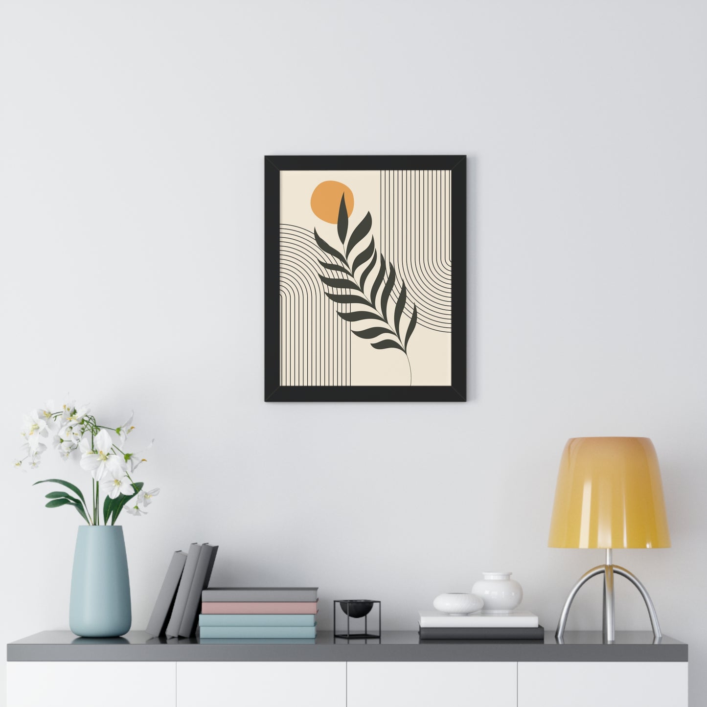 Mid Century Neutral Modern Wall Decor