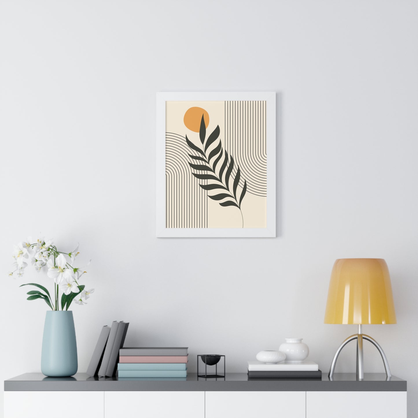 Mid Century Neutral Modern Wall Decor